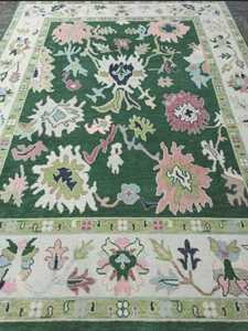 Oushak พรมขนสัตว์ถักมือพรมพื้นที่วินเทจสำหรับห้องนอนห้องครัวเด็กห้องที่กำหนดขนาด6x9ชุดที่มีสีสันสำหรับตกแต่งบ้าน - Product Image 3