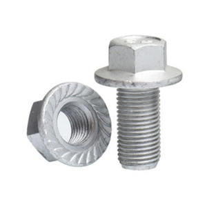 Vis à tête hexagonale à empreinte cruciforme avec écrou, galvanisée à chaud, en acier galvanisé M14 M16 <span class=keywords><strong>B7</strong></span> B7M Dacromet HDG, DIN6921 - Product Image 1