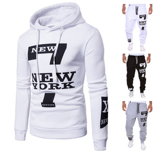 <strong>Cheap</strong> Hot Selling Autumn Outdoor <strong>Tracksuits</strong> Sets 2 Pieces Jogging Sweatpants and Hoodie Set - Product Image 2