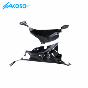 AKOSO 3K 3*3 fibra de carbono motocicleta carenado lateral modificado forro frontal para <span class=keywords><strong>Ducati</strong></span> Panigale V4 V4S <span class=keywords><strong>V4R</strong></span> 2018 + - Product Image 2