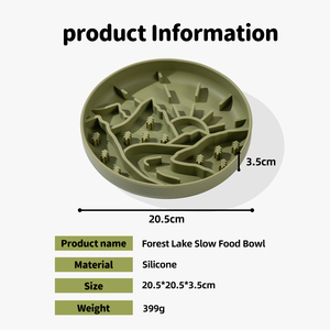 Tazón de Alimentación Lenta para Perros ROKI, Personalizado, Elegante, Portátil, Impermeable, con Diseño de Animales, Libre de BPA, de Silicona - Product Image 2
