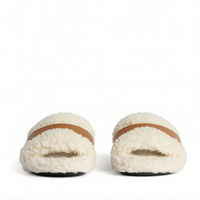 Chaussons en daim style Maillard pour femmes grandes tailles avec boucle décorative, fourrés, chauds, à porter à l'intérieur et à l'extérieur