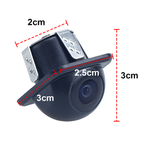 Caméra de recul étanche IP69 avec lignes de stationnement, petite caméra de <span class=keywords><strong>voiture</strong></span> en forme de chapeau de paille, montage à vis, caméra de recul intégrée pour toutes les voitures - Product Image 6