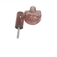 Flacon vaporisateur de parfum miniature en verre Shihai NA143 avec bouchon à vis, boîte de voyage portable, design mignon de chat pour vernis à ongles et cosmétiques