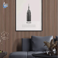 Paneles Acústicos Modernos Ignífugos NRC 0.8, Revestimiento Decorativo Absorbente de Sonido para Reducción de Ruido en Sala de Estar, Oficina en Casa