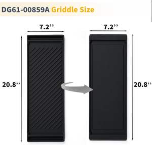 Pièces de rechange pour <span class=keywords><strong>plaque</strong></span> de cuisson réversible DG61-00859A pour cuisinière <span class=keywords><strong>Samsung</strong></span>, <span class=keywords><strong>plaque</strong></span> de cuisson supérieure pour cuisinière à gaz NX58H5600SS - Product Image 2