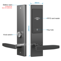 Cerradura Eléctrica para Puerta de Hotel con Tarjeta de Proximidad RFID y Software para PC