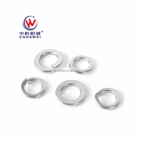 Stainless Steel Double Coil Plain Finish Spring Washer DIN 127