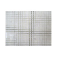 Carreaux de marbre dolomite blanc pur, finition polie, cuisine moderne, écologique, durable