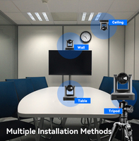 Anywii SDI HDM I LAN IP POE zoom optique caméra de conférence vidéo zoom réunion 20x ptz caméra sdi ndi