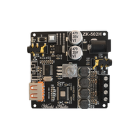 WUZHI AUDIO ZK-502H HIFI Niveau Haut-Parleur Amplificateur Carte Son Module 2.0 Stéréo BT Numérique TPA3116 50Wx2