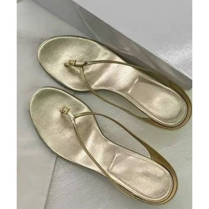 Sandali da <span class=keywords><strong>donna</strong></span> con zeppa e punta quadrata in stile boho - Infradito in pelle con cinturini per l'estate, la spiaggia e le vacanze - Product Image 3