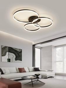 โคมไฟหลักห้องนั่งเล่น 2026 โคมไฟวงแหวนใหม่ สไตล์โมเดิร์นเรียบง่าย โคมไฟเพดานห้องนอน ชุดไฟสำหรับบ้านทั้งหลัง - Product Image 1