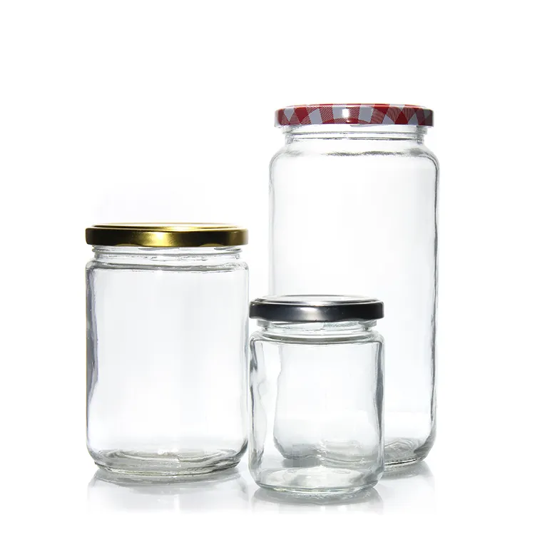 China 50ml 75ml 100ml Airtight Clamp Lid Glass Salt Spices Storage