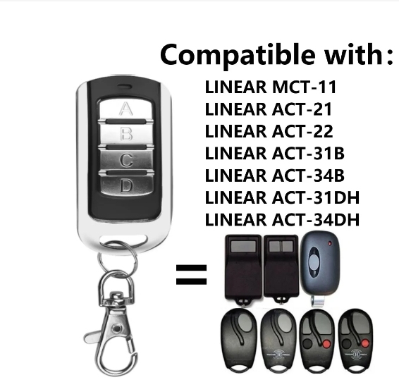 Garage Door Key Multi Frequency Copy 280-868MHZ Four in One Face-to-face Copy Suitable for All Fixed and Rolling Codes