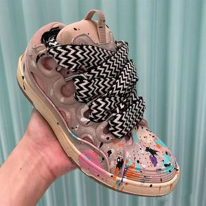 รองเท้าดีไซเนอร์คุณภาพสูงสุดปี 2025 รองเท้าผ้าใบผู้หญิงใส่สบาย รองเท้ากีฬา รองเท้าผ้าใบ Lanvine - Product Image 4