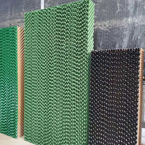 Coussin de refroidissement par évaporation pour tour de refroidissement, cage à poulets avec ventilateur d'évacuation, système de serre en PVC pour porcherie - Product Image 3