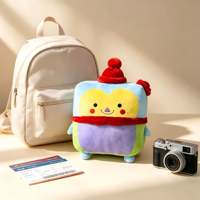 Peluche personnalisée sur mesure, cube carré, mascotte personnalisée pour souvenir promotionnel