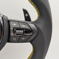 Volant sport M avec fond plat et marque jaune sur le dessus pour BMW Série 3 E90 E91 E92 E93 X5 E70 E71 X6 E72 E84 E89 E88