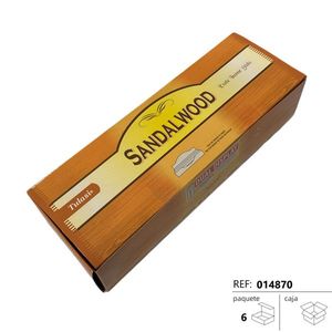 Sandalwood Incense Sticks Tulasi Dual Display Pack 6 Units - Product Image 1