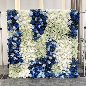 Крест-границы 5D шелк искусственный цветок стены свадьбы и отеля украшения ручной работы современный дизайн - Product Image 6