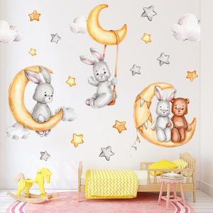 Adesivi <span class=keywords><strong>murali</strong></span> <span class=keywords><strong>per</strong></span> cameretta degli animali <span class=keywords><strong>per</strong></span> bambini decorazioni <span class=keywords><strong>per</strong></span> <span class=keywords><strong>camerette</strong></span> - Product Image 6