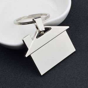 Llavero Metálico con Forma de Casa y Logotipo Personalizado, para Agentes Inmobiliarios y Prestadores de Hipotecas - Product Image 6