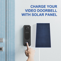 Système de surveillance CCTV alimenté par panneau solaire 2W 5V, sécurité à distance, batterie de secours, étanche IP65