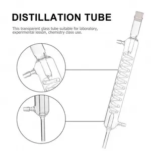 Hersteller mund geblasenes Boro silikat 3.3 Glas labor Glaswaren Hersteller direkter Labor kondensator für die Schule