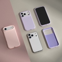 Coque de protection personnalisée en silicone liquide de haute qualité Gertrude pour iPhone 17 Air 16 Pro Max, simple, avec ventouse, disponible en couleurs personnalisées