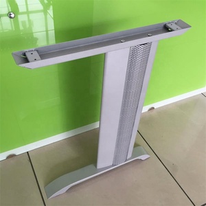 Khung bàn văn phòng Kim Loại bàn họp nhân viên thảo luận về khung màn hình hình chữ T khe chân đơn bàn văn phòng hiện đại khung bàn - Product Image 5