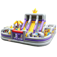 Lilytoys Château gonflable commercial pour enfants, aire de jeux gonflable, ville de loisirs gonflable à vendre