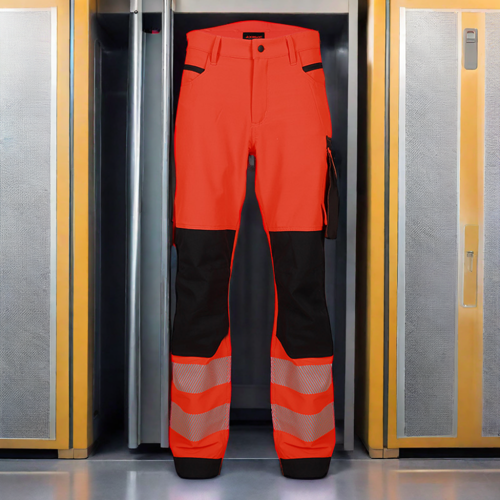 Orange Cargo Pants Durable, High-Visibility Workwear