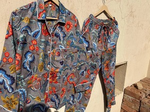 Conjunto de Pijama de Algodón Hecho a Mano, Traje de Dormir para Mujer, Conjunto de Pijama con Estampado Floral, Ropa de Estar por Casa Corta y Cómoda, Conjuntos de Pijama, Regalo de Navidad - Product Image 5