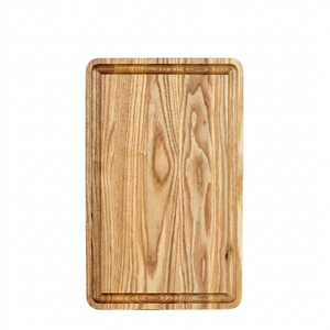 Planche de service rectangulaire en bois de frêne, bords biseautés, sans poignée, pour la restauration fine, OEM personnalisé, Vietnam - Product Image 1