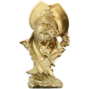 Nordic Abstract Resin <strong>Pirate</strong> Captain Sculpture Ornaments New Living Room <strong>Furniture</strong> Decorations for Home Decor Resin Crafts Gifts - Product Image 5