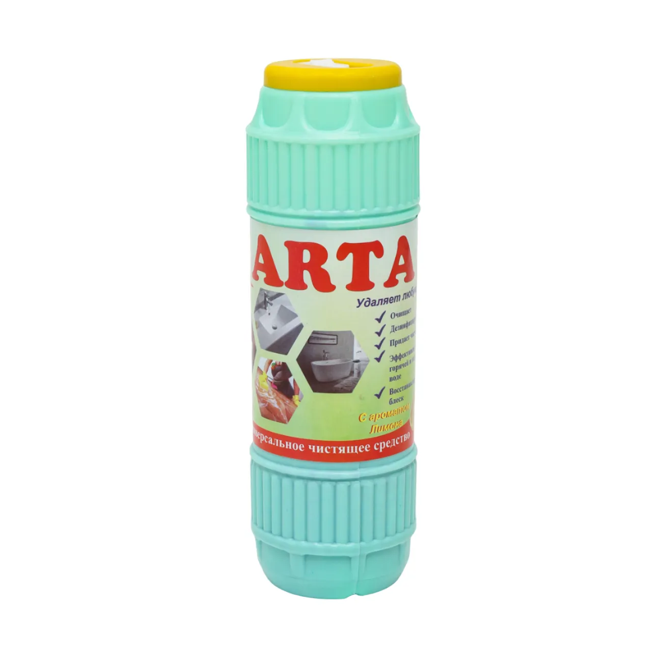 Limpiador doméstico ARTA de 500g, limpiador eficaz para el hogar, detergente en polvo para limpieza de baños y cocinas, desengrasante