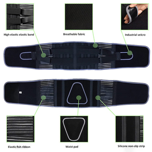 Bán chạy nhất koonong thoáng khí Bộ nhớ bọt chống trượt thắt lưng trở lại Brace tùy chỉnh 6-vẫn eo hỗ trợ cho nam giới và phụ nữ - Product Image 4