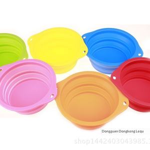 Tigela <span class=keywords><strong>Oval</strong></span> Dobrável de TPR Leve e Portátil para Gatos e Cães - Fornecimento Direto da Fábrica - Product Image 3
