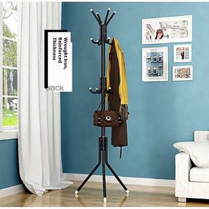 Multifunctionele Ijzeren Kapstok Met 12 Haken, Stevige Vrijstaande Kledingstandaard Voor Slaapkamer En Kast, Stabiel En Ruimtebesparend - Product Image 2