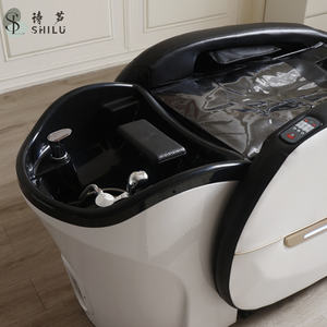 ShiLu Factory Modern Salon Waschen Haar Rücken <span class=keywords><strong>Massage</strong></span> Stuhl Shampoo Bett Spa Kopf Wasser therapie Zirkulation Shampoo Bett - Product Image 4