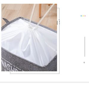 Cesto Portabiancheria Pieghevole Impermeabile Salvaspazio per Bagno e Casa - Product Image 5