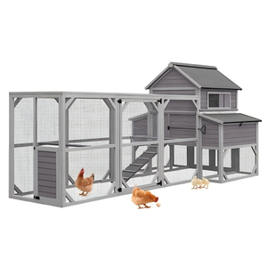 Casa para Mascotas de Madera Ecológica, Transpirable e Impermeable para Exteriores, para Pollos, Patos y Conejos, para Usar en Todas las Estaciones - Product Image 3