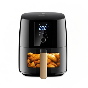 Freidora eléctrica inteligente multifuncional de 20L para el hogar, sin aceite, sin humo, de plástico, acero inoxidable, forma cuadrada para garaje RV - Product Image 3