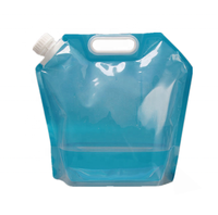 Sac en nylon durable et personnalisable de 4 L et 5 L avec bouchon à vis, récipient de recharge