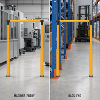 Cadre de protection robuste INORDER 2000x2500mm pour la protection des machines et des entrées de rayonnages en entrepôt