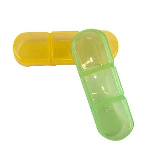 Wholesale Portable 3-Compartment <b>Large</b> Capacity Medicine Reminder <b>Box</b> Carry-On Pill Storage Case with Sub-<b>Packing</b> Feature - Product Image 5