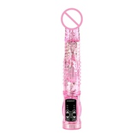 12 Geschwindigkeiten Rabbit Vibrator G-Punkt Vibration & Rotation Wasserdicht Sexy Vibrierender Vibrator Sexspielzeug Sexprodukte