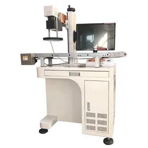 30W 50W 100W ccd camera system laser marking machine with visual positioning system