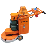 Meuleuse électrique pour sols en époxy de 500 mm, puissante, marque LUDWIG, machine de meulage pour le polissage et le fraisage des surfaces de sol